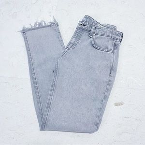 Rag & Bone Dre Low-Rise Slim Boyfriend Grey Light Wash Denim Jeans